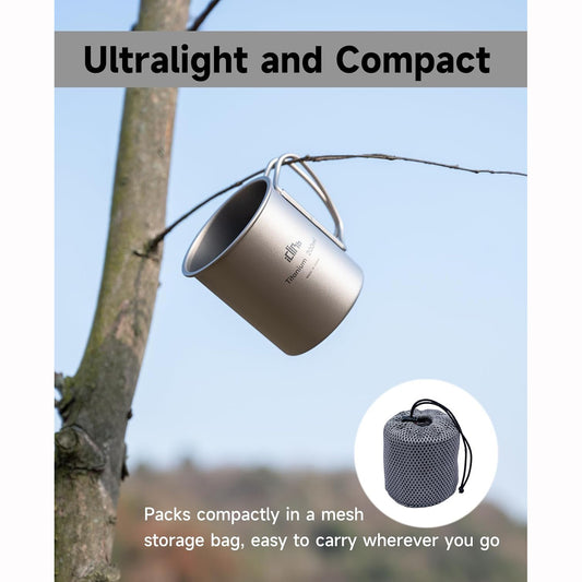 チタン製キャンプカップ