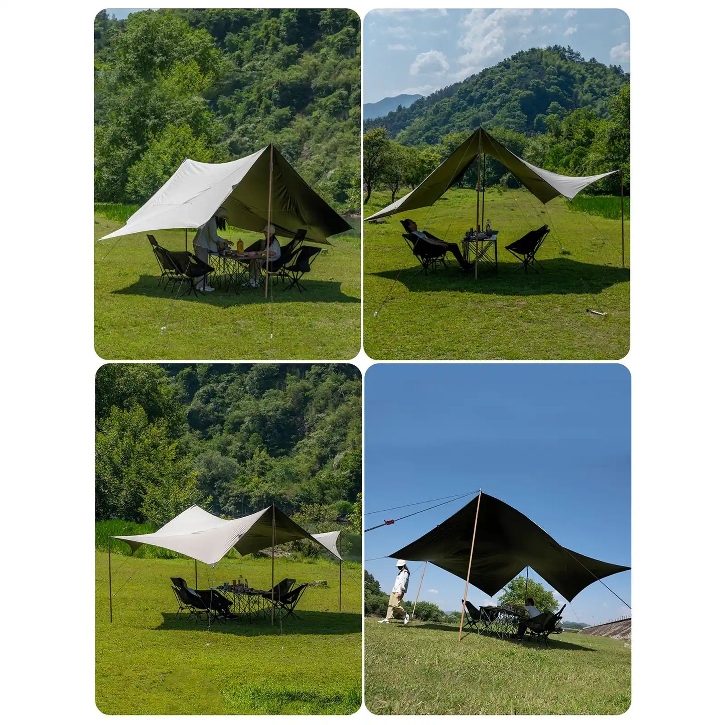 Alu. Tarp Poles