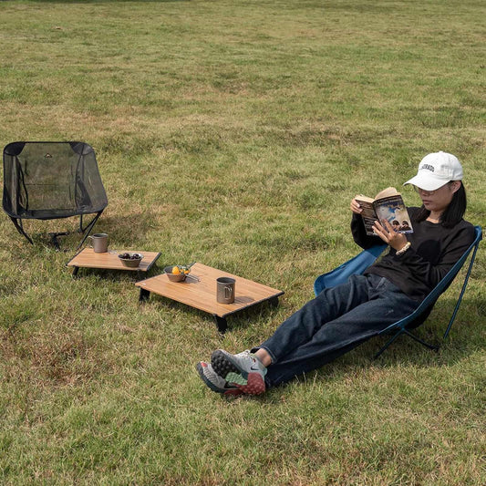 ミニ折りたたみテーブル アルミ製 超軽量