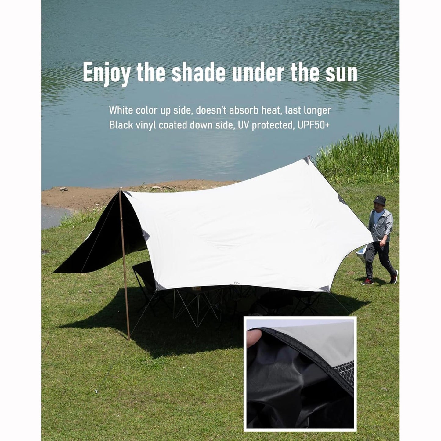 6–12 Person Camping Tarp Shelter
