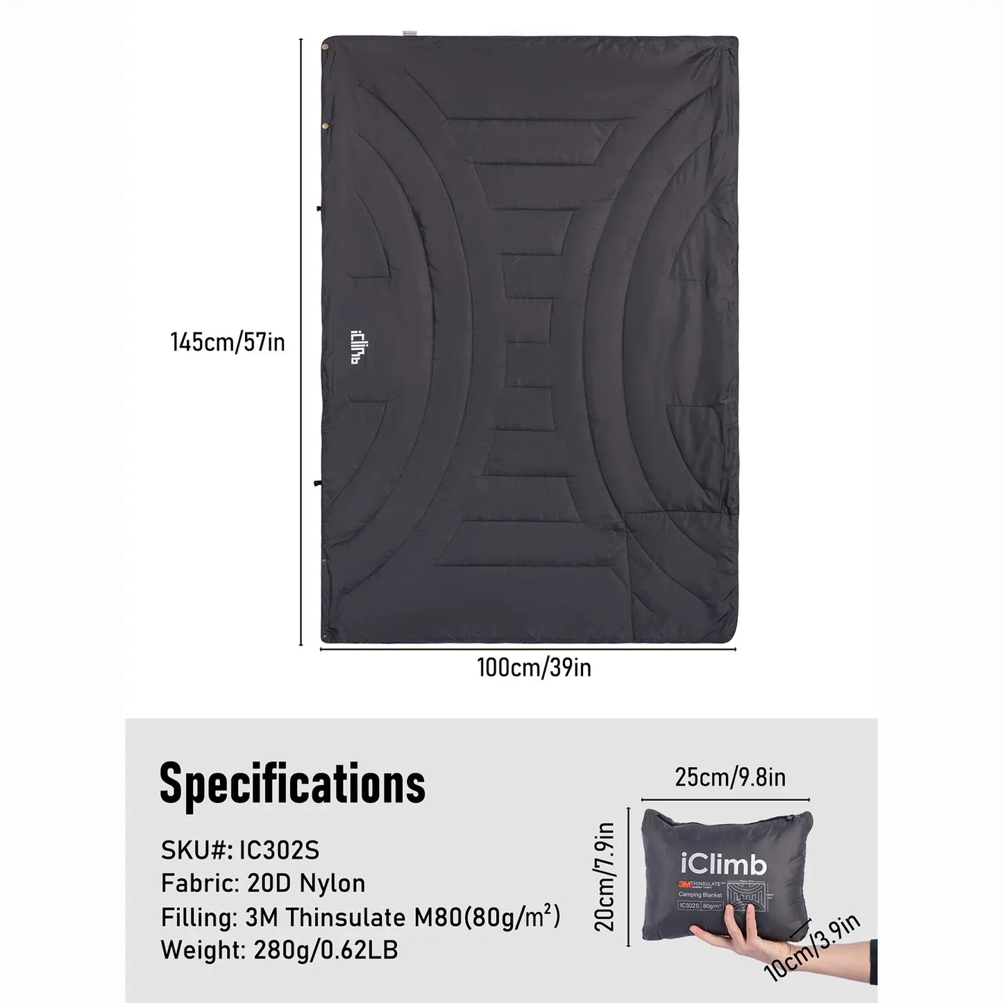 3M Thinsulate Camping Blanket 302S