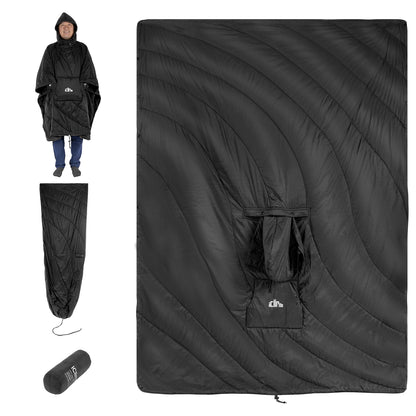 Hooded 3M Thinsulate Camping Blanket 307