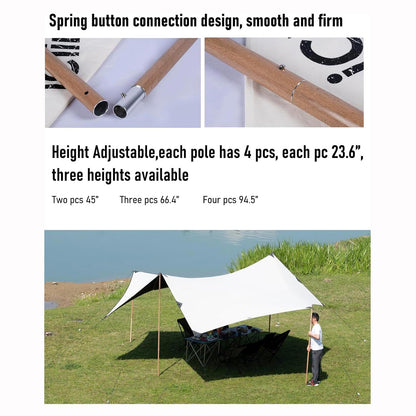 Alu. Tarp Poles