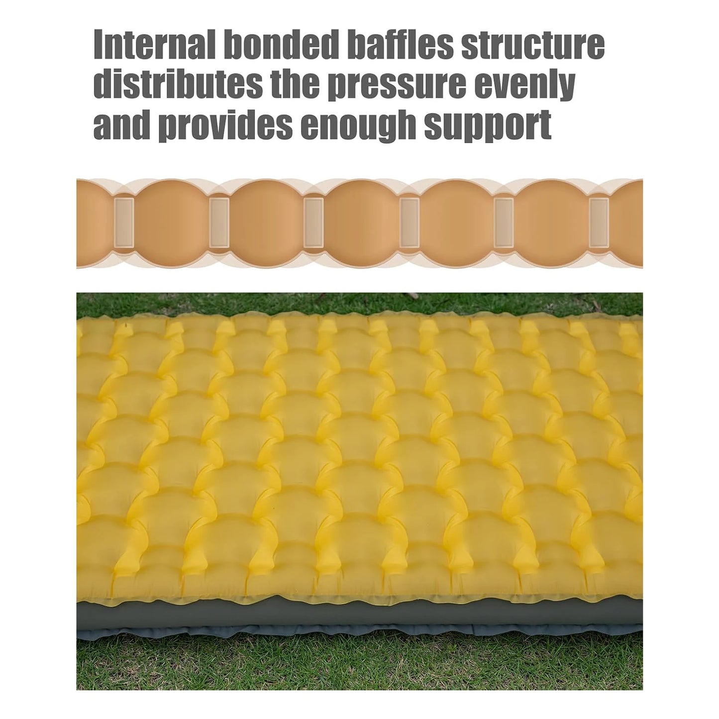 Sleeping Pad with Reinforced Sidewalls
