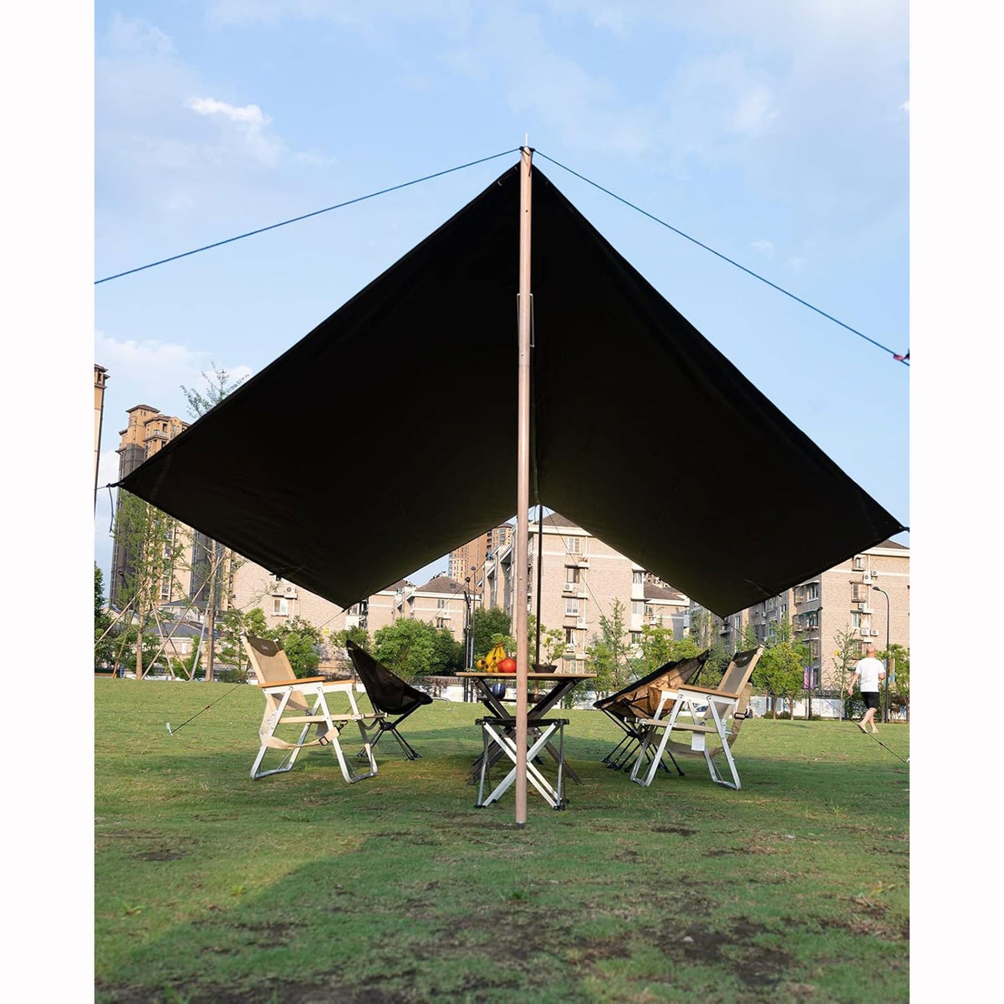 4–8 Person Camping Tarp Shelter