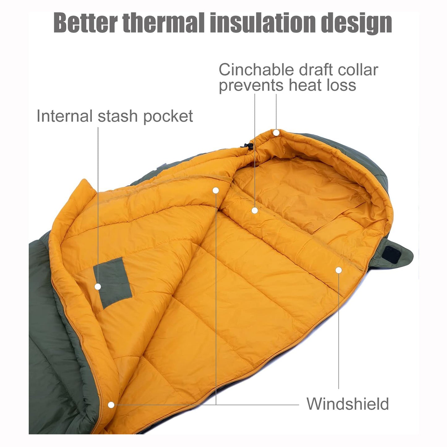 3M Thinsulate Mummy Sleeping Bag 280