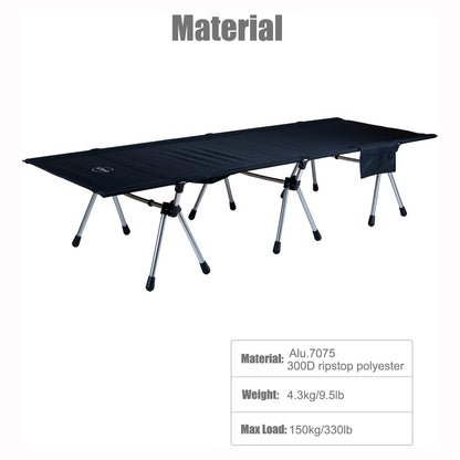 高さ2段階調節折りたたみコット