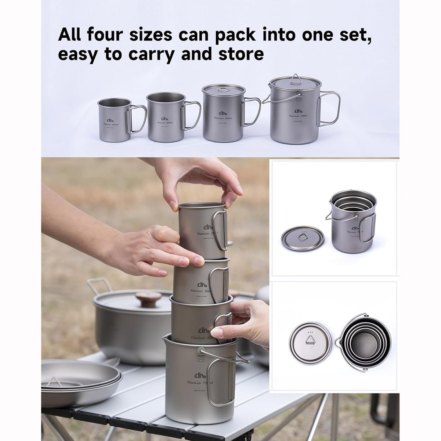 Titanium Camping Cup