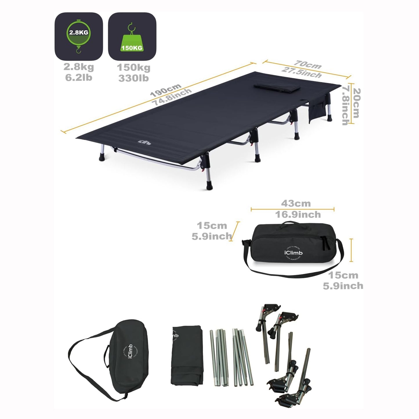 Ultralight Camping Cot