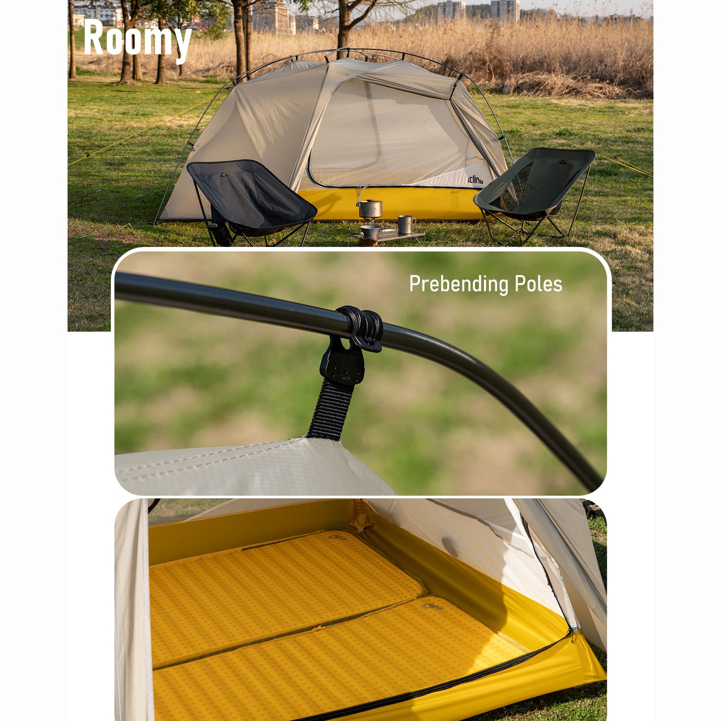 2-Person Ultralight Backpacking Tent