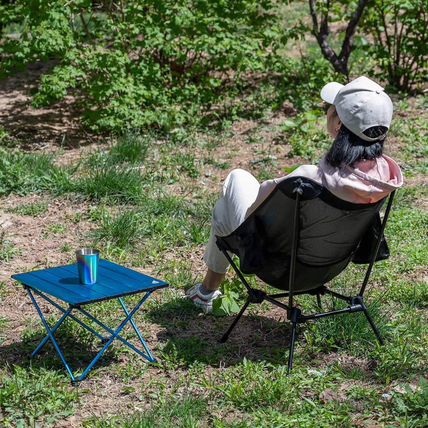 Square-Frame Camping Chair