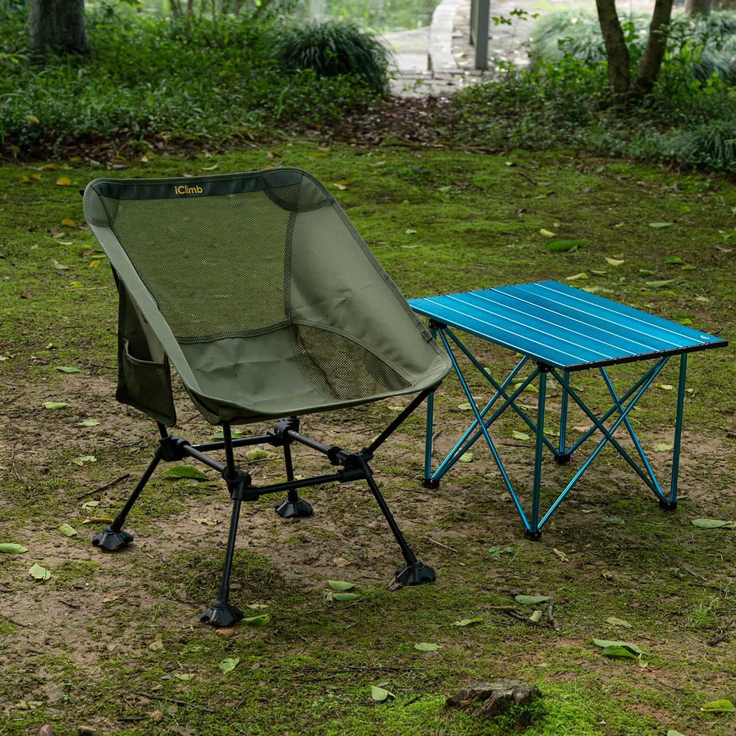 Square-Frame Camping Chair