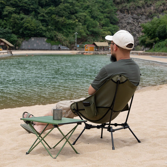 Square-Frame Camping Chair