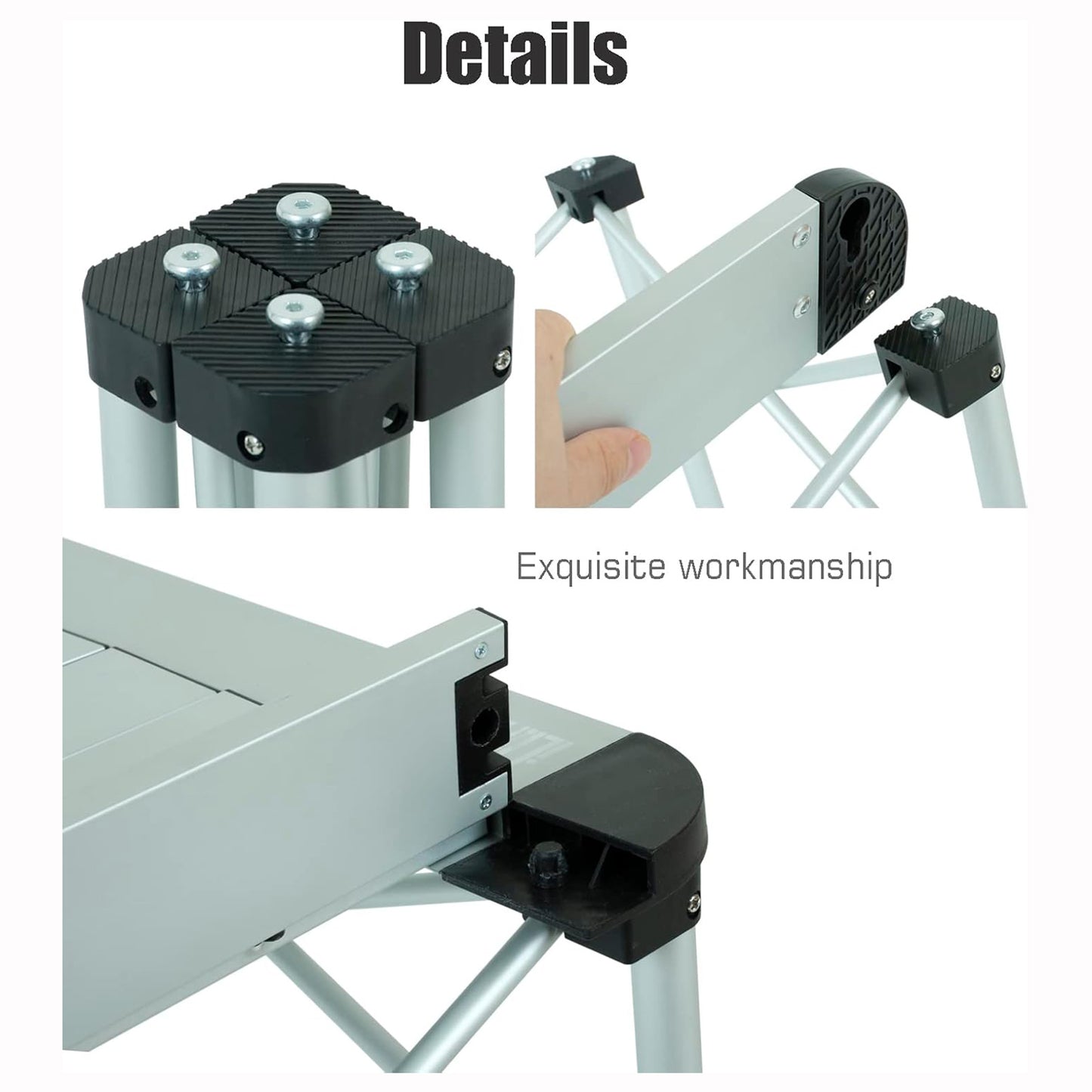 Alu. Folding Square Table S/M/L