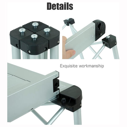 Alu. Folding Square Table S/M/L