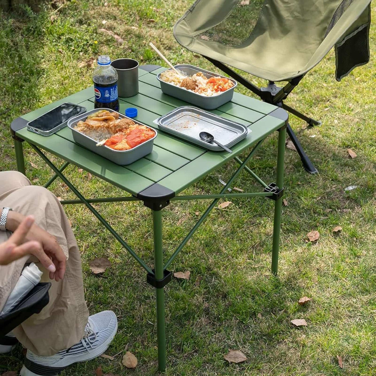 Alu. Folding Square Table S/M/L